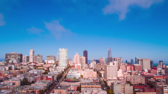 Time-Lapse---Panoramic-View-of-Downtown-San-Francisco---4K