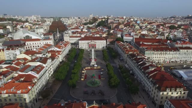 Aerial-View-of-Lisbon,-Portugal