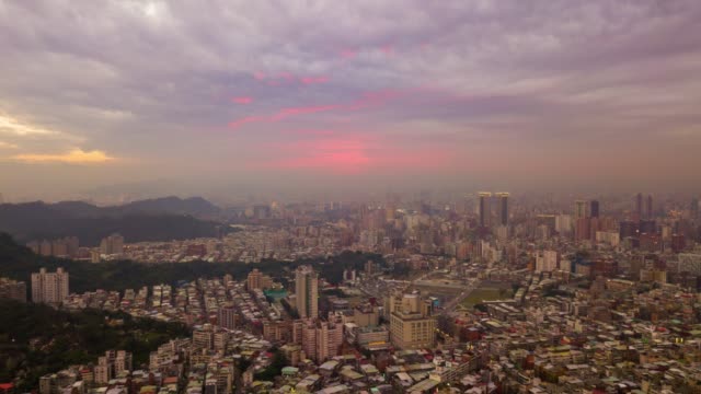 sunset-sky-taipei-cityscape-aerial-panorama-4k-timelapse-taiwan