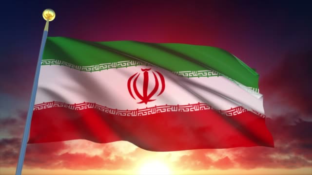 4k-Highly-Detailed-Flag-Of-Iran-Loopable