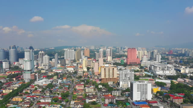 Sonnliche-Tag-Kuala-Lumpur-Innenstadt-Wohnzimmer-Luftfahrt-Panorama-4k-malaysia