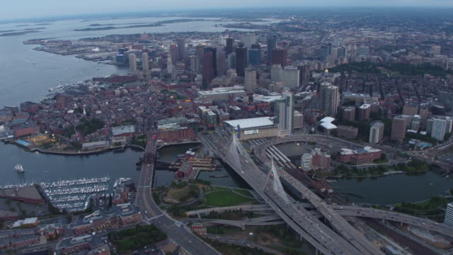 Luftaufnahme-von-Boston,-Massachusetts