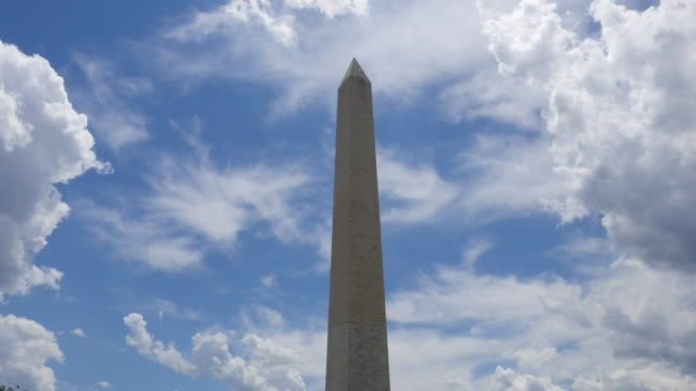 Zeitraffer-der-Wolken-hinter-der-DC-Obelisk