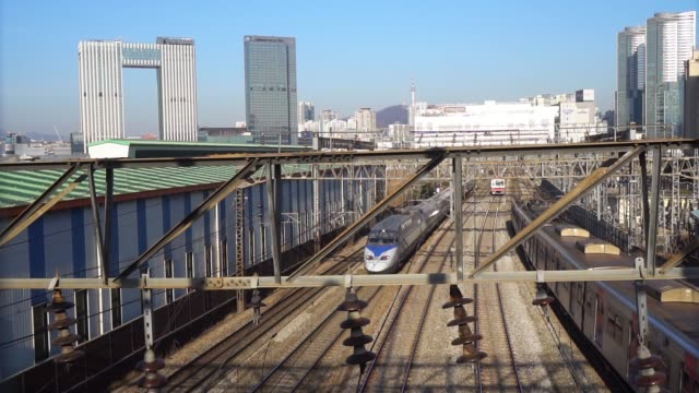 Tráfico-del-tren-KTX-de-metro-de-Seoul-en-Seúl,-Corea-del-sur.
