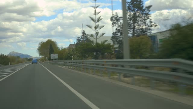 Lapso-de-tiempo-de-la-carretera-rural-española
