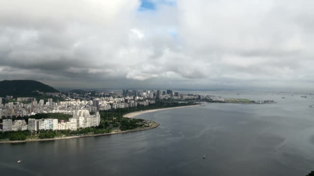 Brasil-vista-panorámica-De-Rio-De-Janeiro-De-la-montaña-De-Sugarloaf