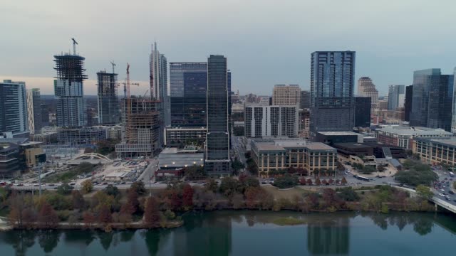 Profil-Luftbild-von-Austin-Texas-Skyline