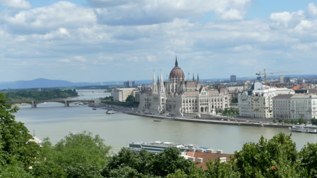 Vista-de-edificio-del-Parlamento-Húngaro