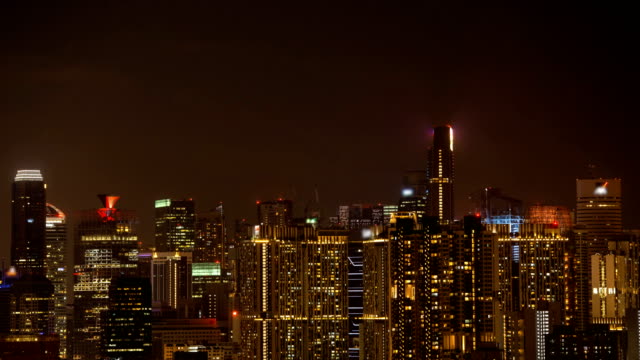Singapur-Nacht-Stadt-Zeitraffer.-4-k-Auflösung.