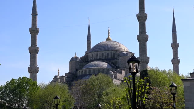 Blaue-Moschee,-Istanbul,-Türkei-