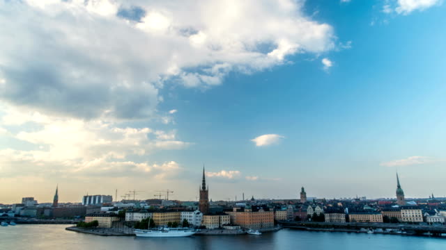 Sonnenuntergang-über-Stockholm-Schweden-Zeitraffer