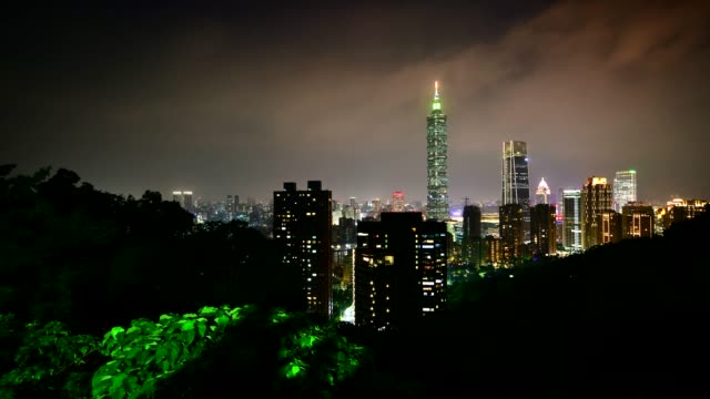 Taipei-city-skyline-and-downtown-buildings-,Taiwan