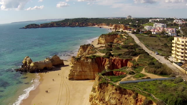 Aerial-from-Praia-da-Rocha-near-Portimao-in-the-Algarve-Portugal