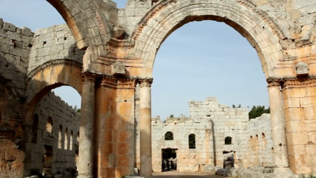 Siria-Iglesia-de-San-Simeón,-Qal-\"Sim\'an