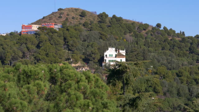 barcelona-sonnigen-Tag-mountain-privaten-Haus-4-k-Spanien