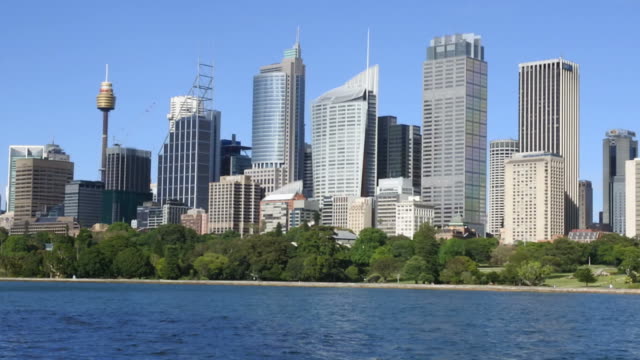 Skyline-von-Sydney-zentraler-Geschäft-Bezirk-Australien