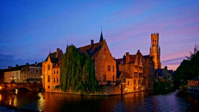 Famous-view-of-Bruges,-Belgium