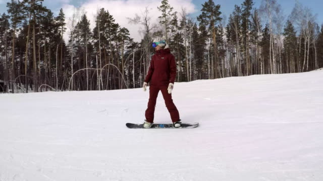 Seguir-a-tiro-de-un-Snowboarder-femenino