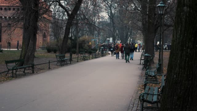 Parque-en-el-centro-de-Cracovia