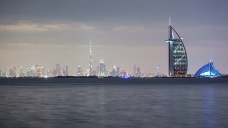 beautiful-sunset-dubai-famous-hotel-panorama-4k-time-lapse-uae