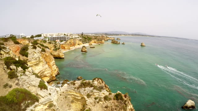 Luftaufnahmen-Lagos,-Ponta-da-Piedade,-Algarve,-Portugal