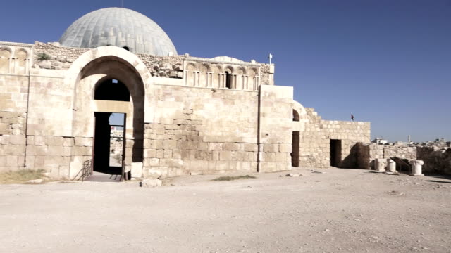 Iglesia-ruinas-bizantinas-en-Amán,-Jordania