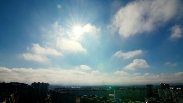 A-New-Day,-Sunrise-,-Cityscape-Time-Lapse