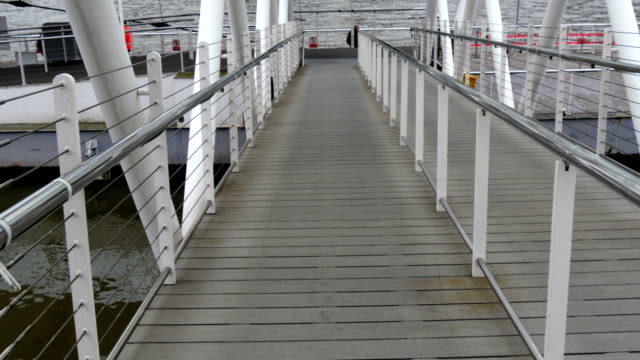 The-pathway-to-the-ferry-boat-on-dock