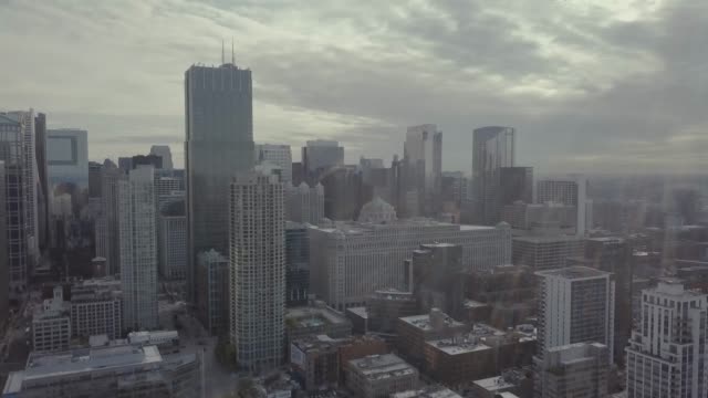 Skyline-von-Chicago---Luftbild