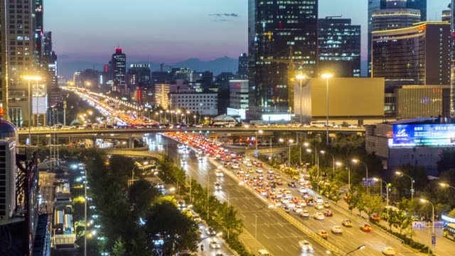 Beijing-Verkehr-Zeitraffer