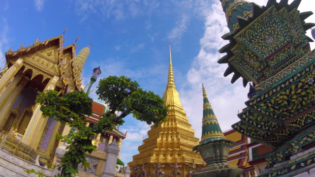 Time-Lapse-Wat-Phra-Kaew-(-Temple-Of-Emerald-Buddha-)-Bangkok-,-Thailand