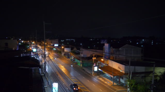 night-time-phuket-island-chalong-traffic-road-rooftop-panorama-4k-thailand
