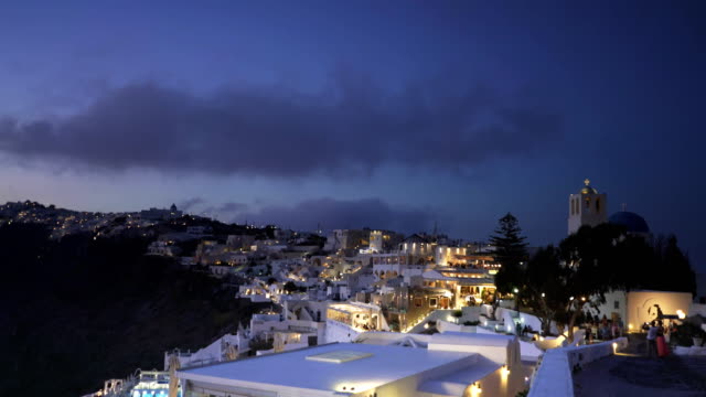 noche-Panamericana-de-fira-a-imerovigli,-Santorini
