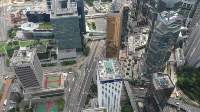 4K-Luftbild-Aufnahmen-von-zentralen-Stadtteil-in-Hong-Kong