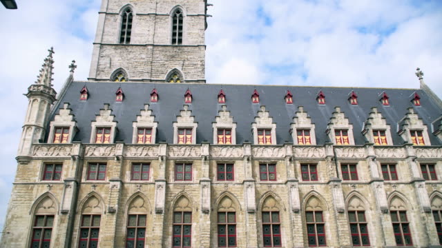 Belgien-Gent-schöne-Aussicht-auf-die-Stadt