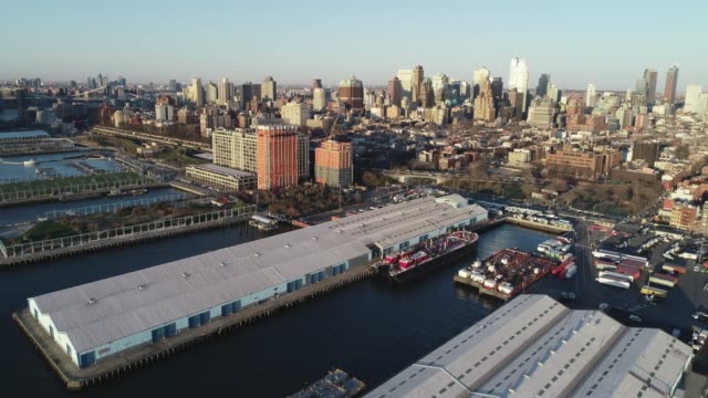 Aerial-of-Gowanus,-Brooklyn