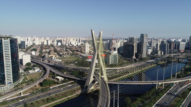 Blieb-Brücke-in-Sao-Paulo,-Brasilien.
