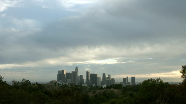 Wide-view-of-Los-Angeles-skyline