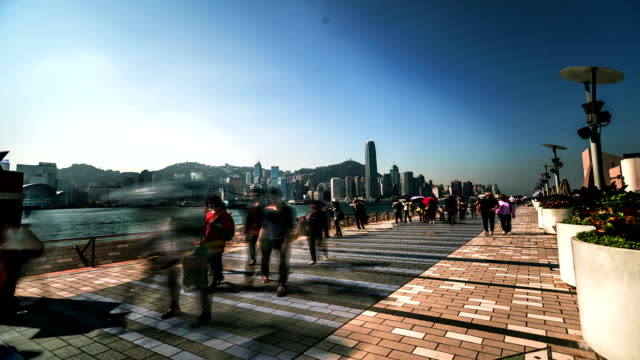 Hong-Kong,-China-–-15.-November-2014:-Der-Ausblick-auf-die-Avenue-of-Stars-in-Kowloon-Hongkong,-China