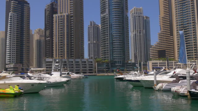 VAE-Sonne-Licht-Dubai-Marina-guld-Jachthafen-4-K