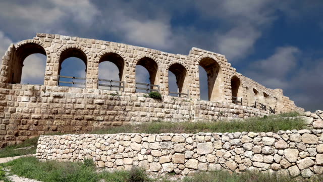 Römische-Ruinen-in-der-jordanischen-Stadt-Jerash-(Gerasa-der-Antike),-die-Hauptstadt-und-größte-Stadt-Jerash-Governorate,-Jordanien