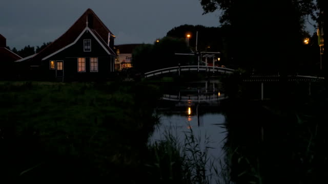 Evening-in-Dutch-village