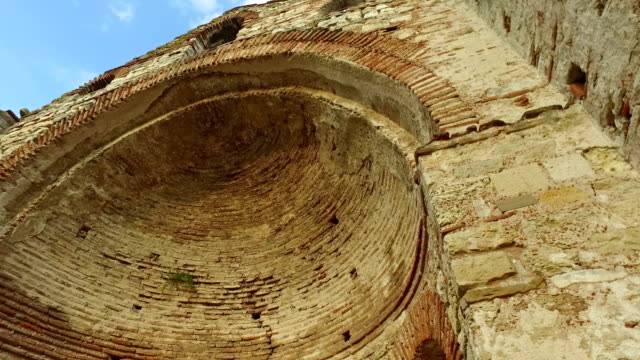 Ruinen-der-Kirche-von-Christus-Pantokrator,-Nessebar,-Bulgarien