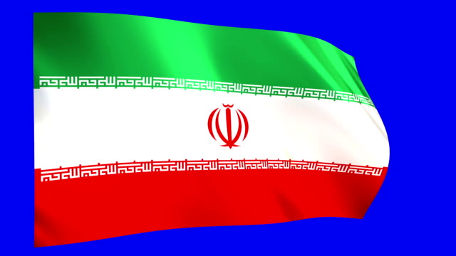 Irán-bandera-ondeando