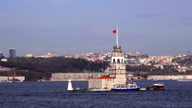Torre-de-doncellas,-Turquía,-Estambul