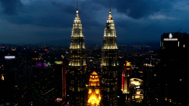 Aerial-view-of-Kuala-Lumpur-at-night