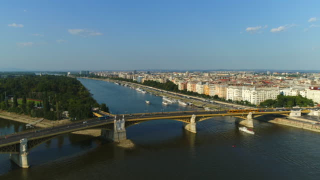Budapest-Margaret-Bridge--Aerial
