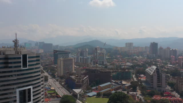 Sonnliche-Tag-Kuala-Lumpur-Stadtbauten-Luftbild-4k-malaysia