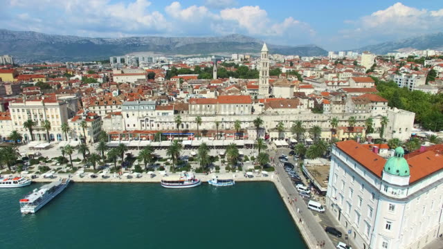 Luftbild-von-Split,-Kroatien