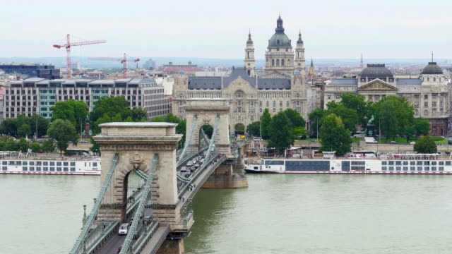Kettenbrücke-Ansicht,-Budapest
